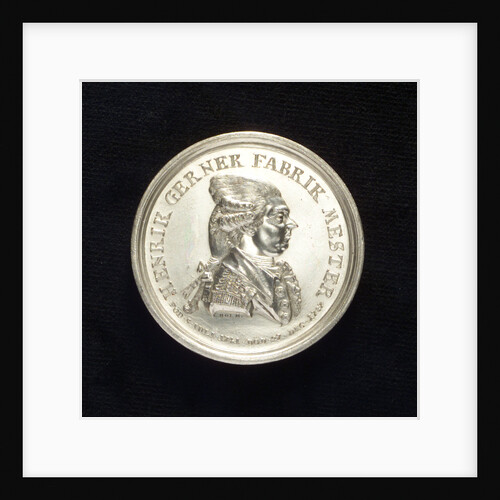Medal commemorating Captain Henrik Gerner; obverse by J.J. Holm