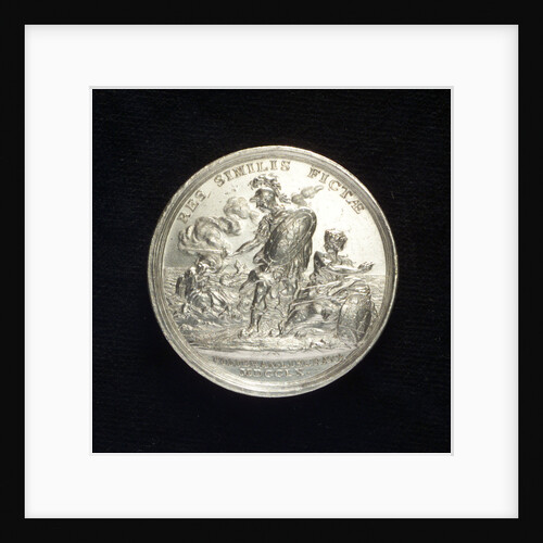 Medal commemorating the defence of Colberg and Paul von Werner, 1760; reverse by N. Georgi