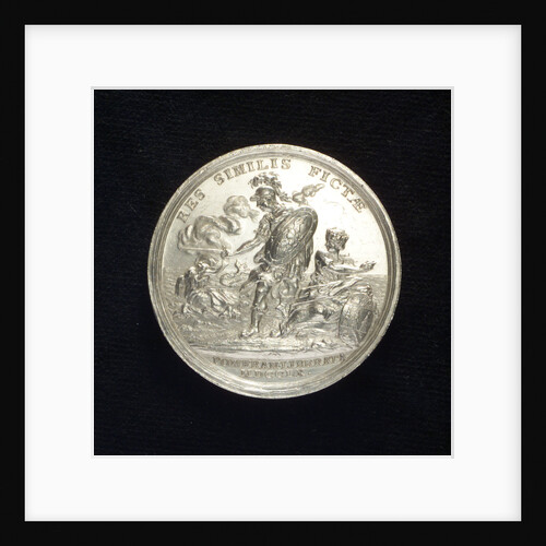 Medal commemorating the defence of Colberg and H.S. von der Heyde, 1760; reverse by N. Georgi
