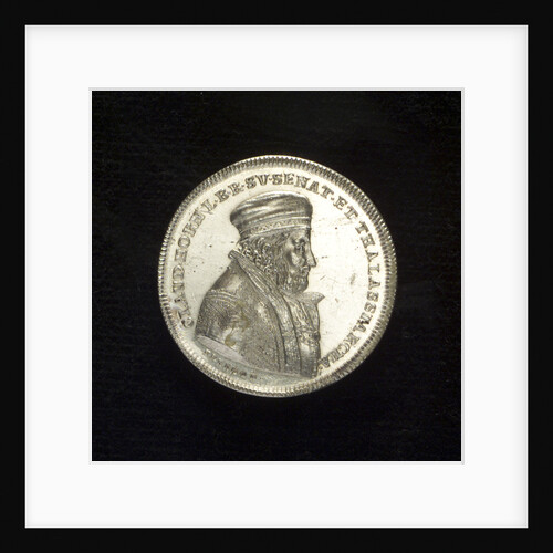 Medal commemorating Admiral Clas Christersson Horn (1520-1566); obverse by C.G. Fehrman