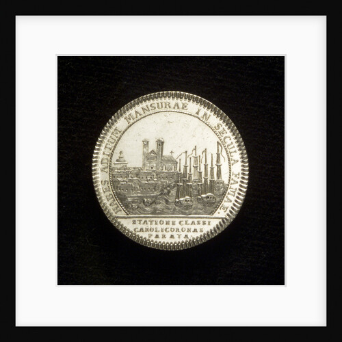 Medal commemorating Admiral Count Wachtmeister (1641-1714); reverse by C. Enhorning