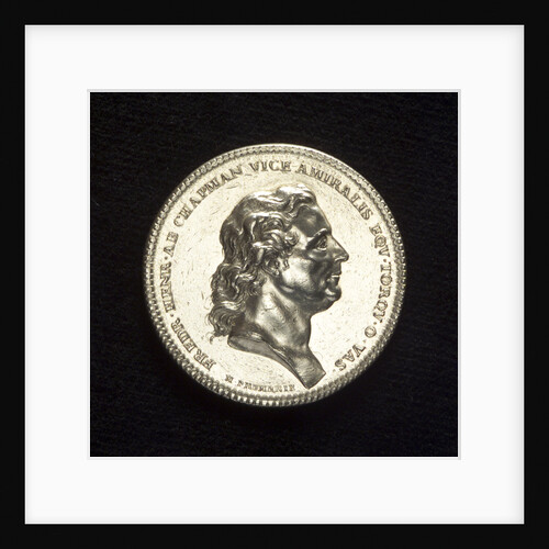Medal commemorating Admiral Frederick Henry Chapman (1721-1808); obverse by C.M. Frumerie