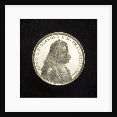 Medal commemorating Admiral Gustavus af Psilander (1669-1738); obverse by G.A. Enegren