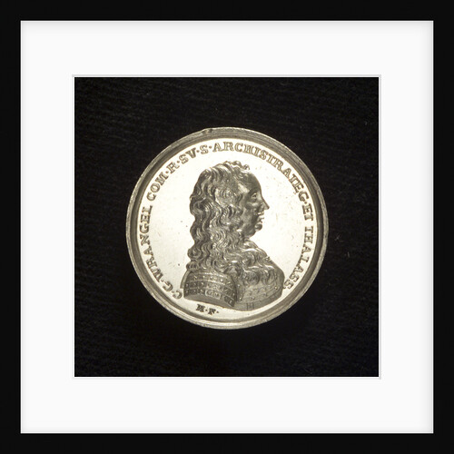 Medal commemorating Admiral Count Wragel; obverse by M. Frumerie