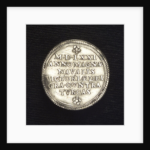 Counter commemorating the Battle of Lepanto, 1571; reverse by Unknown