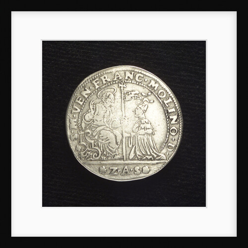 Counter commemorating the Battle of Paros, 1651; obverse by Z.A. Semitecolo