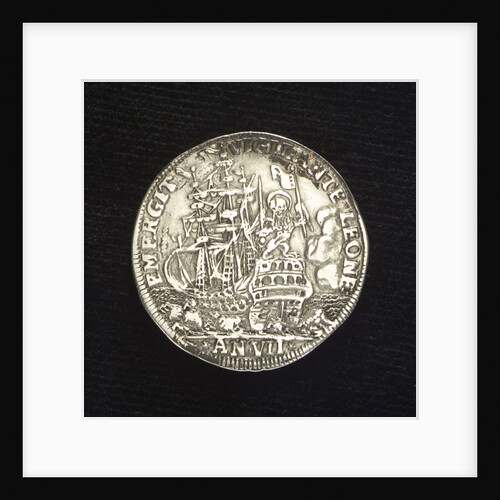 Counter commemorating three ships for the defence of Lake Garda; reverse by B.G.