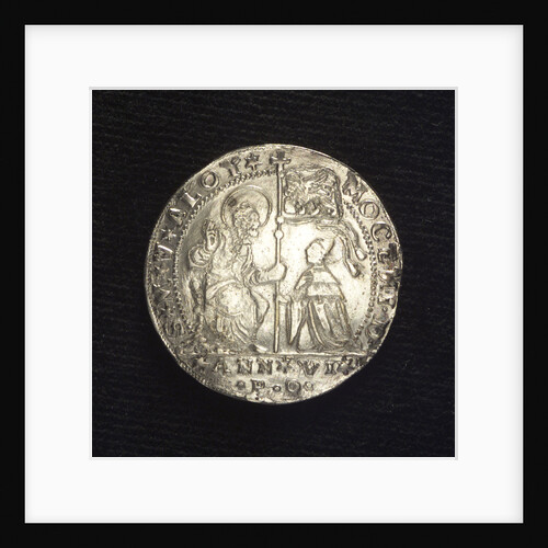 Counter commemorating the launch of the Bucintoro III, 1727; obverse by P. Querini
