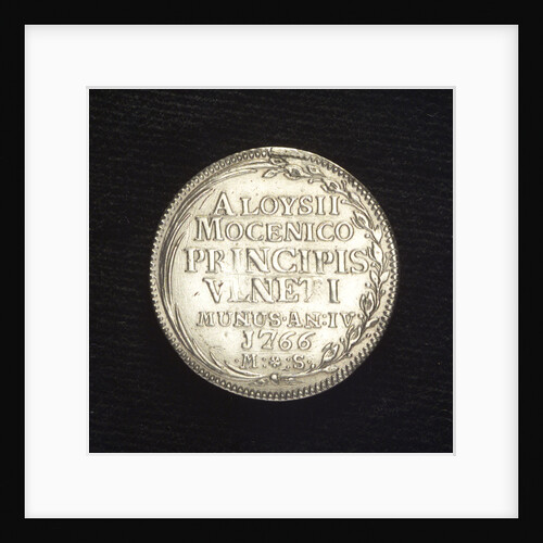 Counter commemorating the demonstration against the Tripoli pirates, 1766; reverse by Mario Soranzo