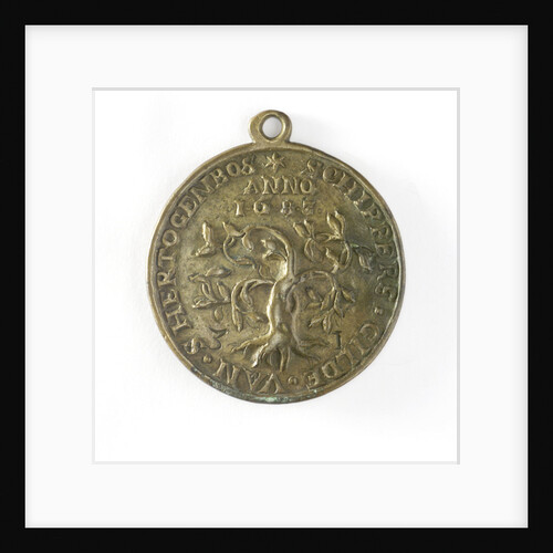 Badge of the Boatmen's Guild of the City of Hertogenbosch; reverse by unknown