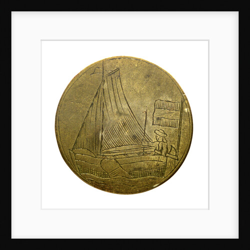 Badge of the Boatmen's Guild of Amsterdam; obverse by unknown
