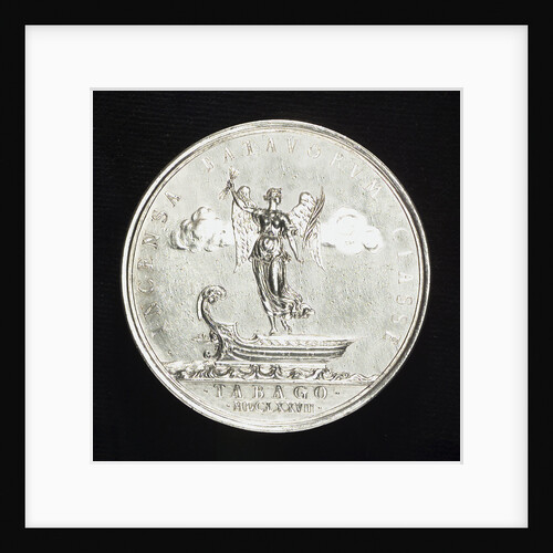 Medal commemorating the capture of Tobago, 1677; reverse by A. Meybusch