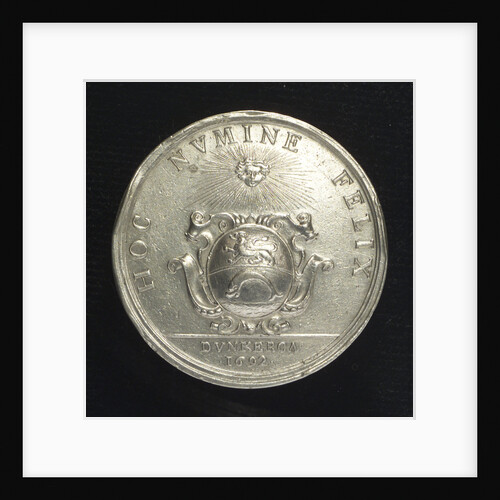 Medal commemorating the protection of Dunkirk; reverse by J. Nilis