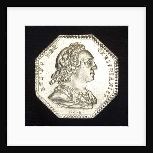 Medal commemorating the presentation to King Louis XV of an eighty-gun ship; obverse by J.C. Roettier
