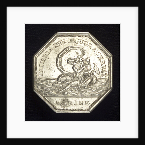 Medal commemorating increased naval power; reverse by N.M. Gatteaux