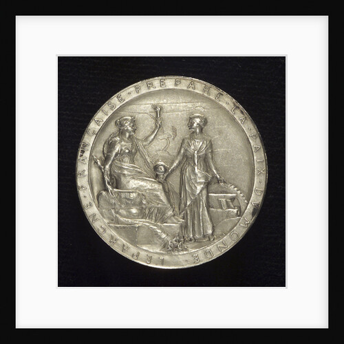 Medal commemorating the opening of the Suez Canal, 1869; obverse by O. Roty