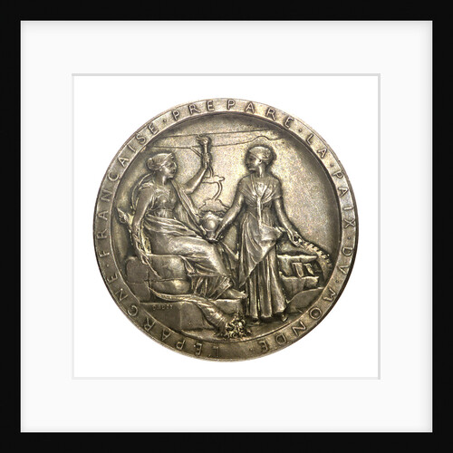 Medal commemorating the opening of the Suez Canal, 1869; obverse by O. Roty