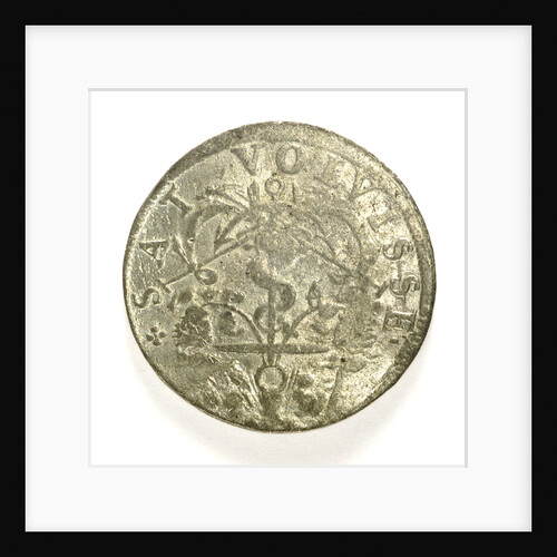 Counter commemorating Admiral Gaspard de Coligny (1516-1572); reverse by unknown