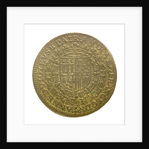 Counter commemorating the death of Admiral Duc de Joyeuse, 1587; obverse by unknown