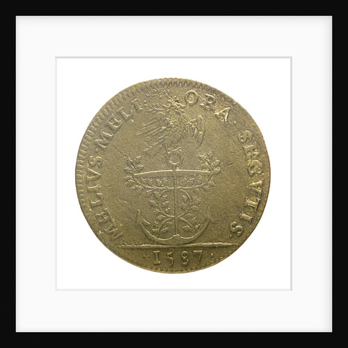 Counter commemorating the death of Admiral Duc de Joyeuse, 1587; reverse by unknown