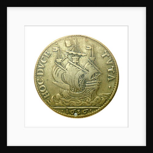 Counter commemorating Cardinal Armand Jean Duplessis, Duc de Richelieu (1585-1642); reverse by unknown