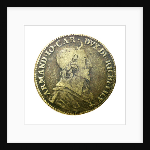 Medal commemorating the death of Cardinal Richelieu, 1642; obverse by unknown