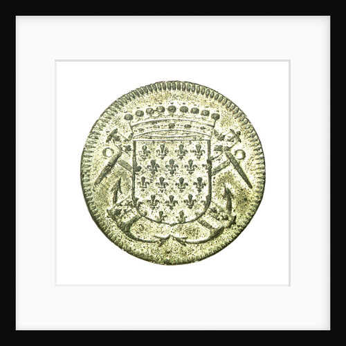 Counter commemorating Admiral Louis Foucault de St Germain (1616-1659); obverse by unknown