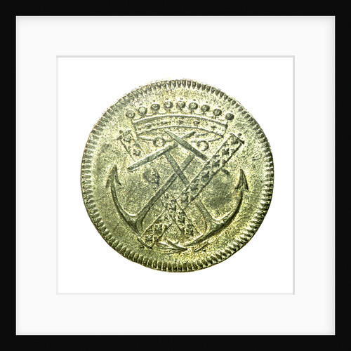 Counter commemorating Admiral Louis Foucault de St Germain (1616-1659); reverse by unknown