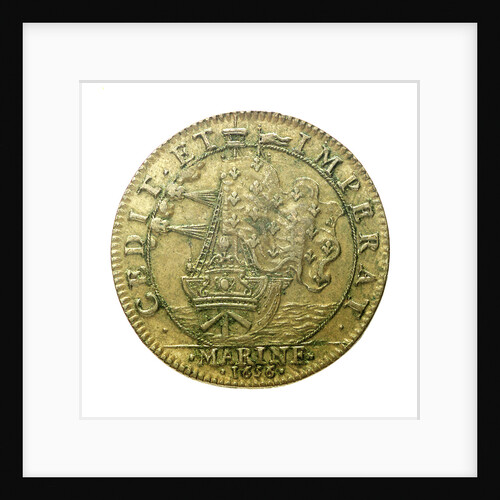 Counter commemorating Admiral César, Duc de Vendôme (1594-1665) and the defeat of the Spanish fleet, 1656 by Unknown
