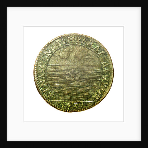Counter depicting Admiral Louis de Bourbon, Comte de Vermandois (1667-1683) in childhood; reverse by unknown