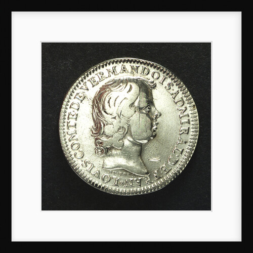 Counter commemorating the Battle of Sole Bay, 1672; obverse by J.B. Dufour
