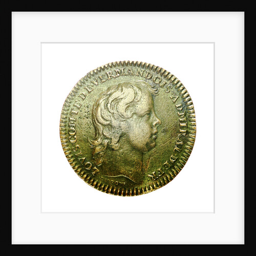 Counter commemorating the war against the Dutch and Spanish fleets; obverse by J.B. Dufour