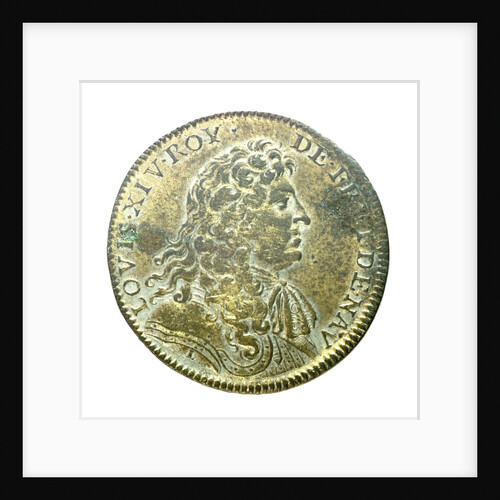 Counter commemorating the defeat of the Spanish fleet, 1676; obverse by Lowenstein