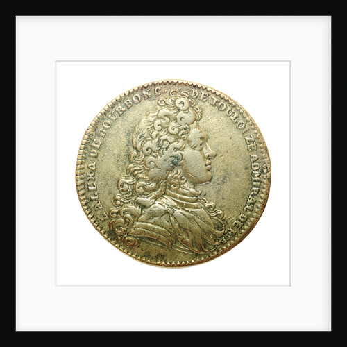Counter commemorating  Louis A. de Bourbon, Duc du Maine (born 1670),  Grandmaster of Artillery; obverse by unknown