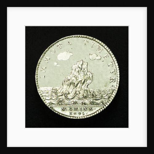Counter commemorating the British attack on Brest, 1695; reverse by unknown