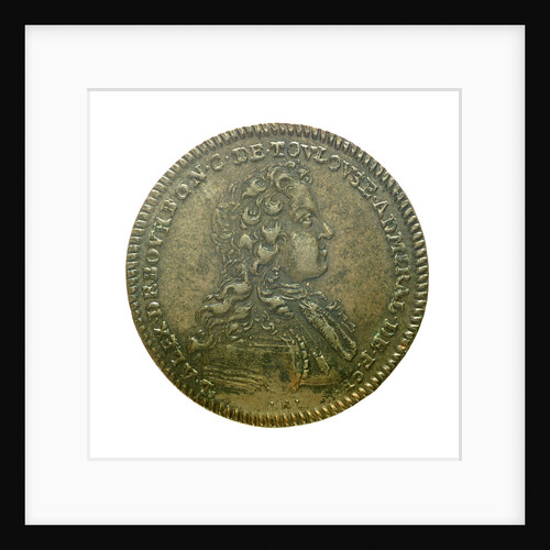 Counter commemorating the British bombardment of St Malo, 1696; obverse by H.