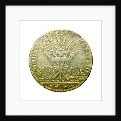 Counter commemorating the Battle of Cartagena, 1697; reverse by J. Nilis