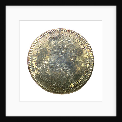Counter commemorating the bombardment of Barcelona, 1698; obverse by H.