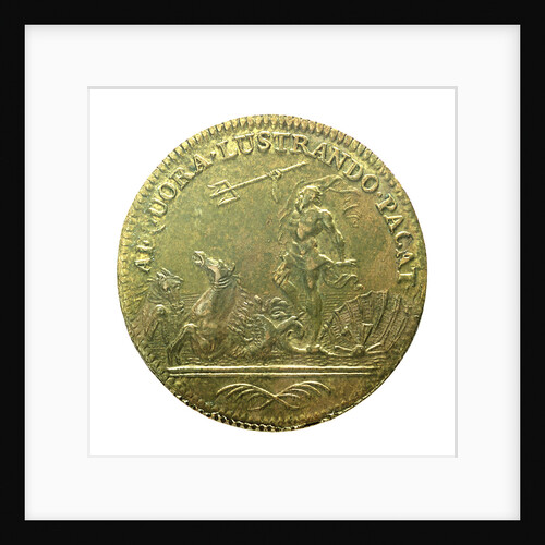 Counter commemorating the Marquis de Forville at Messina; reverse by H. Roussel