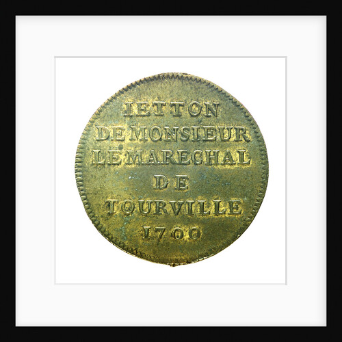 Counter commemorating Admiral de Tourville (1642-1701); reverse by unknown