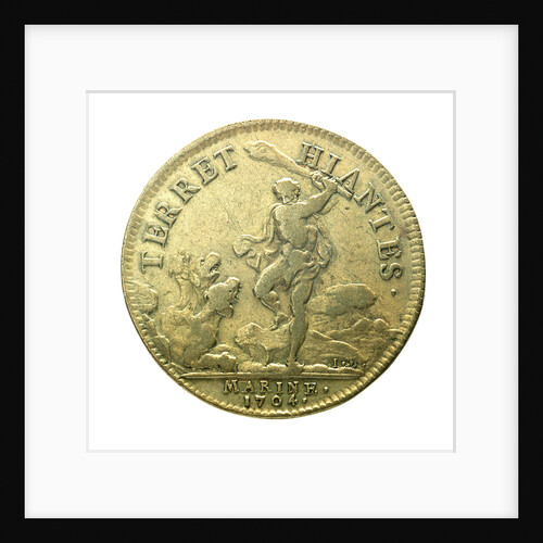 Counter commemorating the terror inspired by the French Fleet; reverse by H. Roussel