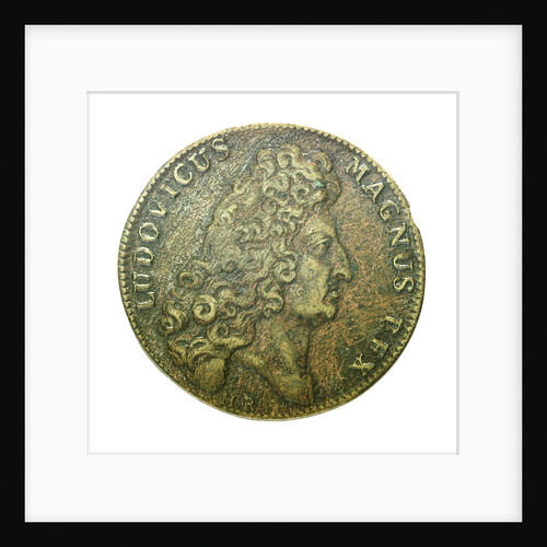 Counter commemorating the Battle of Malaga, 1704; obverse by H. Roussel
