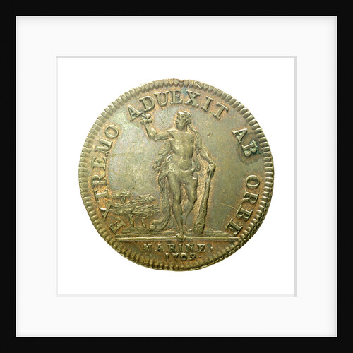 Counter commemorating the French Convoy's safe return, 1708; reverse by unknown