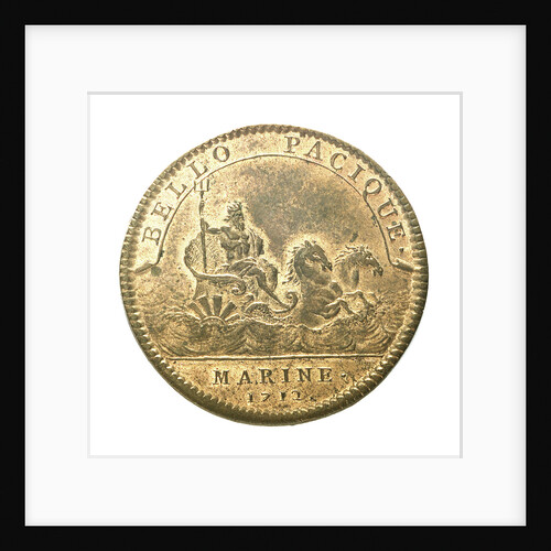 Counter commemorating internal troubles in England; reverse by Unknown