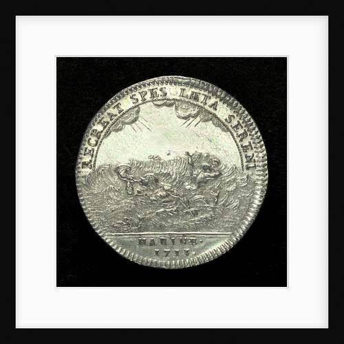Counter commemorating  Admiral Louis Alexandre de Bourbon, Comte de Toulouse (1678-1737); reverse by unknown