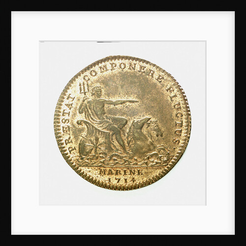 Counter commemorating the Peace of Utrecht, 1713; reverse by unknown