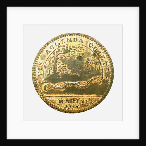 Counter commemorating the Peace of Utrecht, 1713; reverse by unknown