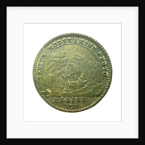 Counter commemorating the Council of Trade instituted; reverse by unknown