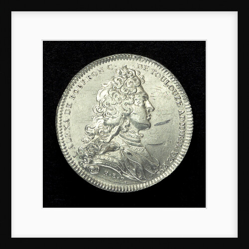 Counter commemorating the opening up of wealthy mines in Louisiana as proposed by John Law (1671-1729) the banker; obverse by H. Roussel