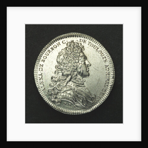 Counter commemorating the survival of the East India Company following the collapse of Law's enterprises; obverse by H. Roussel